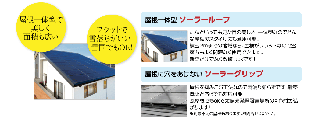 新潟センチュリー屋根一体型太陽光発電システム